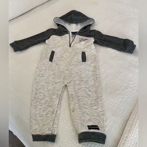 Calvin Klein Jeans Toddler 18 Month Knit Hooded One Piece